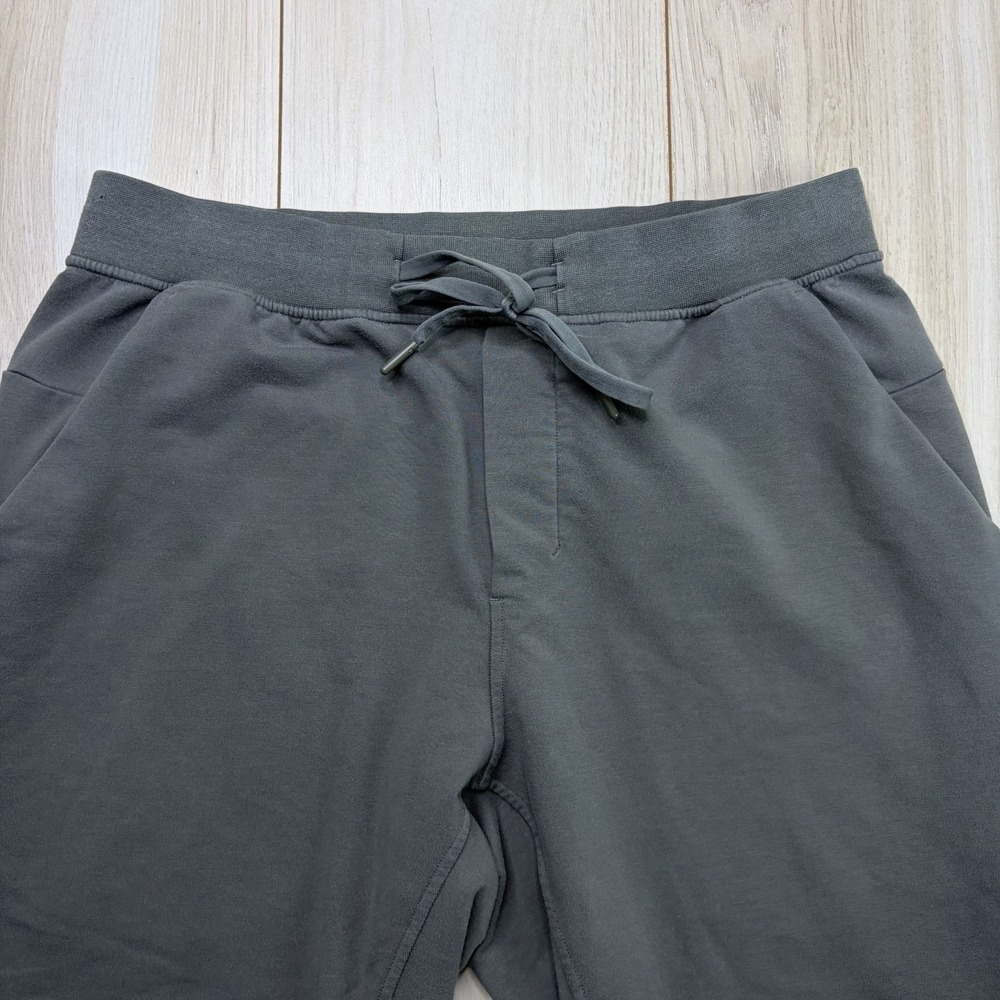 Lululemon Mens Large City Sweat Joggers Olive Green Active Sweatpants - Picture 3 of 10